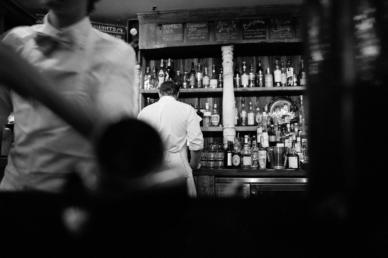 The bright lights of the Sunny Beach nightlife strip